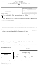Form Rtf-8 - Affidavit Of Consideration