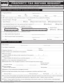 Form Ref-01 - Property Tax Refund Request Printable pdf