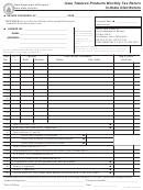 Form 70-022 - Iowa Tobacco Products Monthly Tax Return In State Distributors - Iowa Department Of Revenue