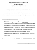 Affidavit Form For An Individual Waiving Automatic Agent Registration