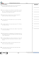 Finding Perimeter And Area Worksheet With Answer Key