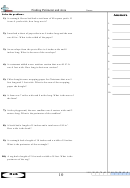 Finding Perimeter And Area Worksheet (with Answers)