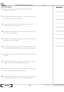 Finding Perimeter And Area Worksheet (With Answers) Printable pdf