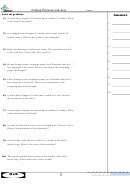 Finding Perimeter And Area Worksheet (with Answers)