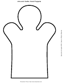 Arts And Crafts: Hand Puppets Template