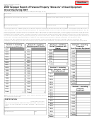 Form 3966 - Taxpayer Report Of Personal Property 