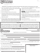 Form Fut-6 - Application For Fuel Use Permit 2003