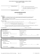 Uniform Order For Support Form - Lake County, Illinois