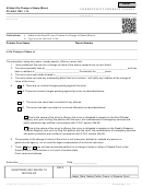 Form Pc-910a - Affidavit Re Change Of Name (minor) - Connecticut Probate Courts
