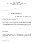 Entry Of Appearance Waiver And Consent Form - County Of Winnebago, Illinois