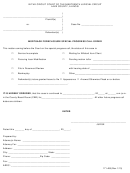 Mortgage Foreclosure Special Progress Call Order Form - Lake County, Illinois