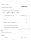Computation Of Attorney Fees Form - Cuyahoga County, Ohio