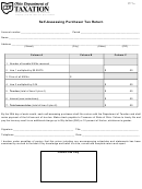 Form Kwh-4 - Self-assessing Purchaser Tax Return 2004