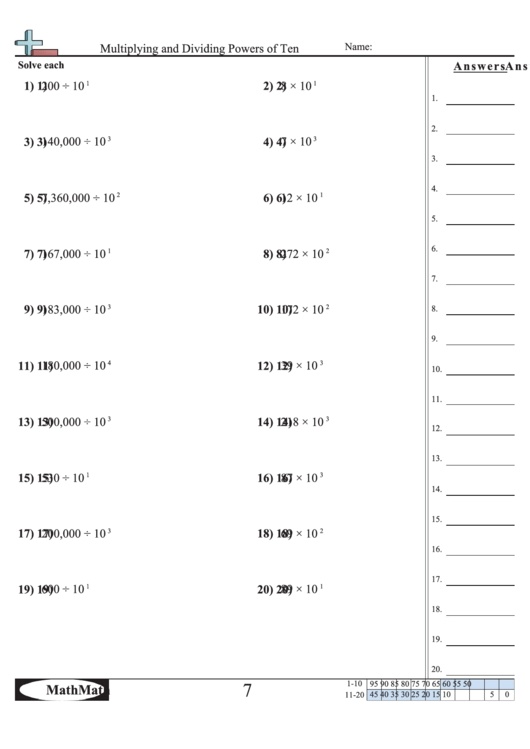 Answer Key For Math Worksheet Nys
