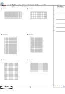 Multiplying Using Arrays (with Factors Of 10) - Math Worksheet With Answer Key