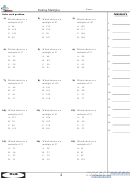 Finding Multiples - Math Worksheet With Answer Key
