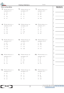 Finding Multiples - Math Worksheet With Answer Key