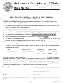Form Do-7 - Certificate Of Dissolution Of A Corporation 2015