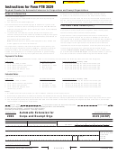 Form Ftb 3539 - Payment Voucher For Automatic Extension For Corporations And Exempt Organizations