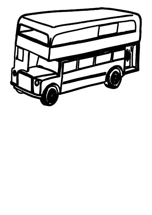 Bus Coloring Sheet Printable pdf