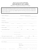Form 13 Wca - Employer's Supplemental Report Of Injury 1989