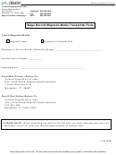 Form C-32 - Wage Record Magnetic Media Transmittal Form
