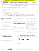 Form Il-501 - Payment Coupon And Instructions - 2012 Printable pdf