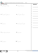 Multiplication Of Rational Numbers With Commutative Property Worksheet Printable pdf