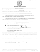 Form Dl-90b - Driver Education Affidavit