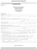 Form Llc-15 - Prevailing Wage Complaint - Pennsylvania