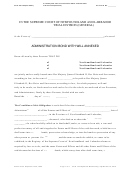 Form 56.21b - Administration Bond With Will Annexed