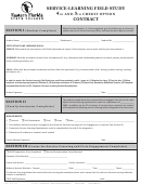 Form Cs-07 - Service-learning Field Study - 4th And 5th Credit Option Contract Form