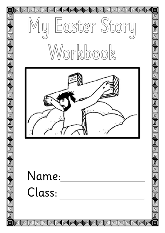My Easter Story Workbook Template Printable pdf