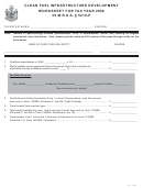 Clean Fuel Infrastructure Development Worksheet For Tax Year 2006