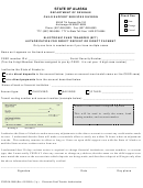 Form Cssd 04-0008 - Electronic Fund Transfer (eft) Authorization For Direct Deposit Or Direct Payment - State Of Alaska