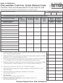 Form 561nr - Oklahoma Capital Gain Deduction - 2006