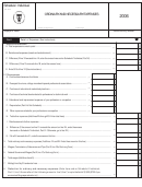 Schedule I Individual - Ordinary And Necessary Expenses - 2006 Printable pdf