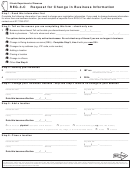 Form Reg-3-c - Request For Change In Business Information