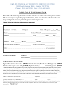 Vehicle Tow And Work Request Form