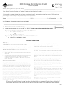 Montana Form Cc - College Contribution Credit - 2006