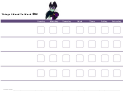 Things I Need To Work On - Behavior Chart Template - Maleficent