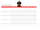 Things I Need To Work On - Behavior Chart Template - Kung Fu Panda