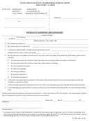 Affidavit Of Parenting Time Supervisor Form - Lake County, Illinois