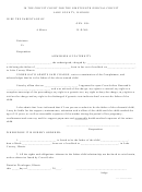 Admission Of Paternity Form - Lake County, Illinois