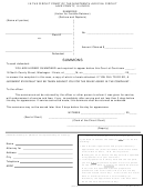 Form 171-142 - Summons Form - Lake County, Illinois
