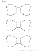 Small Bow Templates