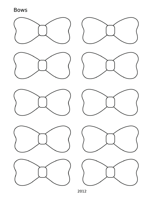 Top 14 Bow Templates free to download in PDF format