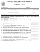 Pine Tree Development Zone Tax Credit Worksheet For Tax Year 2006 - Maine Department Of Revenue