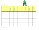 Turtle Chore Chart Template