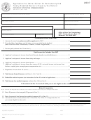 Form Sfn 27777 - Application For Senior Citizen Or Permanently And Totally Disabled Renter's Property Tax Refund - 2007